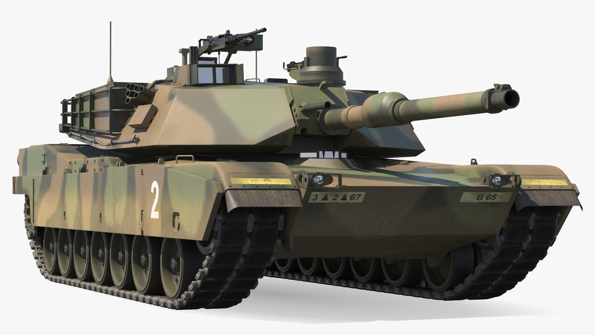 M1 Abrams Tank 3D model preview