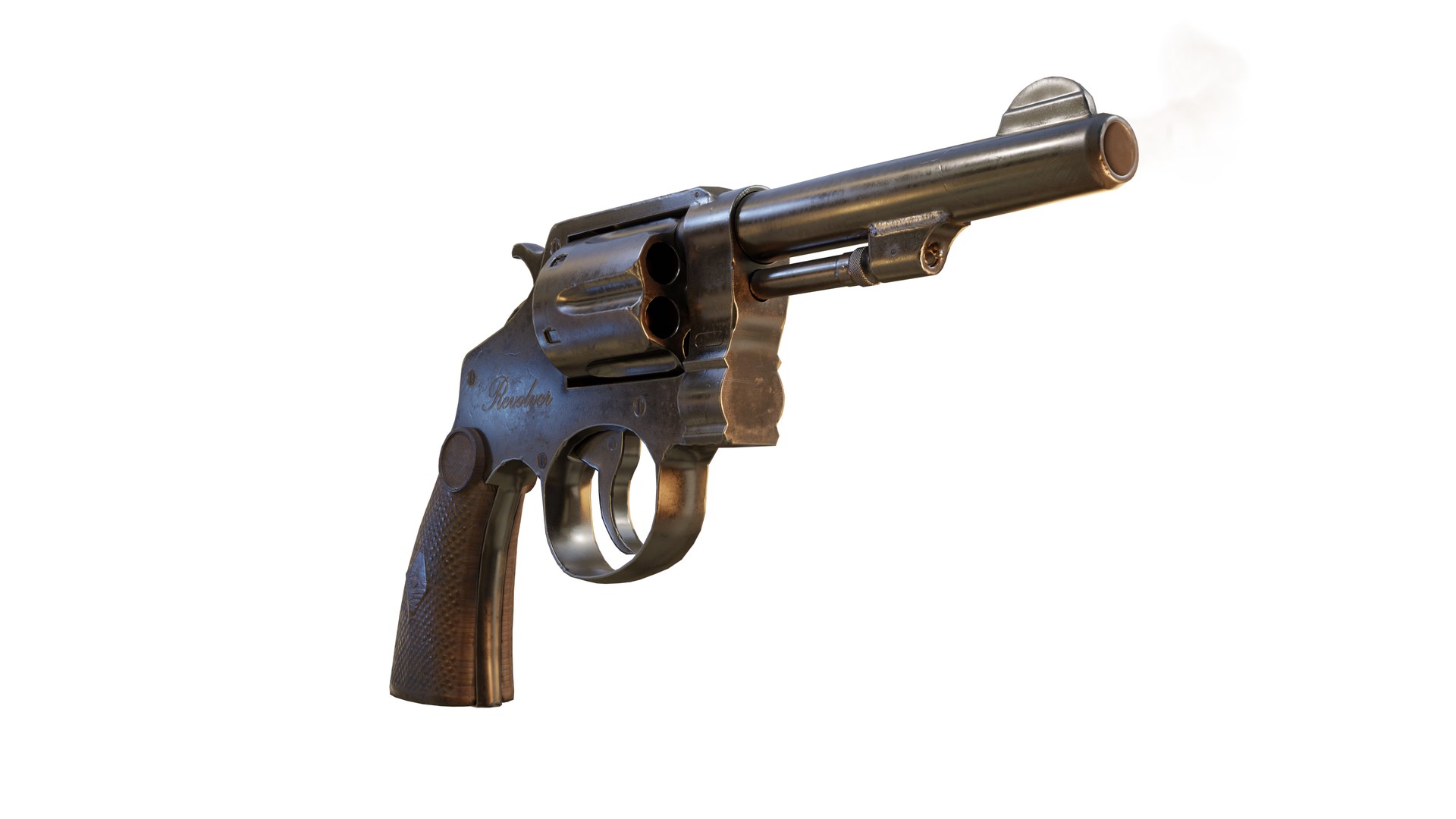 3D Game Ready Revolver Model - TurboSquid 1759429
