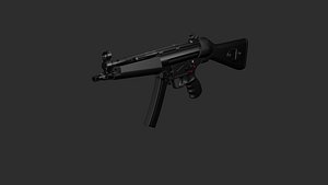 H&K MP5A2 Detailed Highpoly model