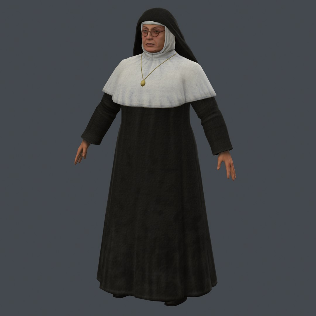 3d Nun Sister