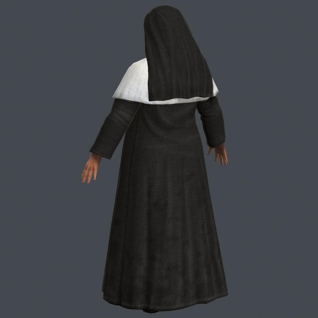 3d Nun Sister