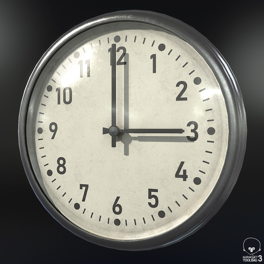 3D Clock Asset Real - TurboSquid 1247608