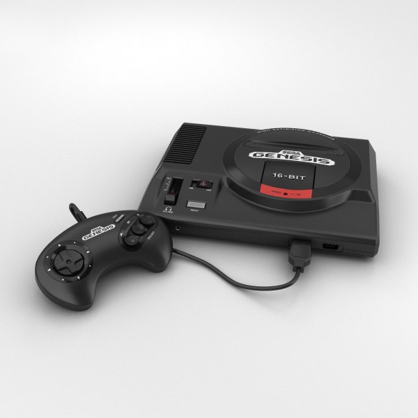 3D Модель Sega Genesis - TurboSquid 1368413