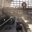 photorealistic train station la 3d max