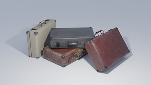 Travel Suitcase with 4K and 2K Textures 3D