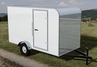 Enclosed Cargo Trailer 6ft x 12ft Rounded Roof - Solared Survivor