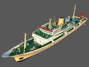 3D scientific research ship 2