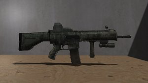 Future weapon SCAR 2032 animated