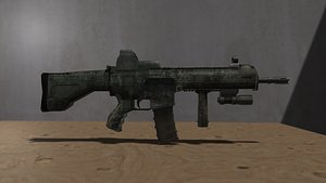 Future weapon SCAR 2032 animated