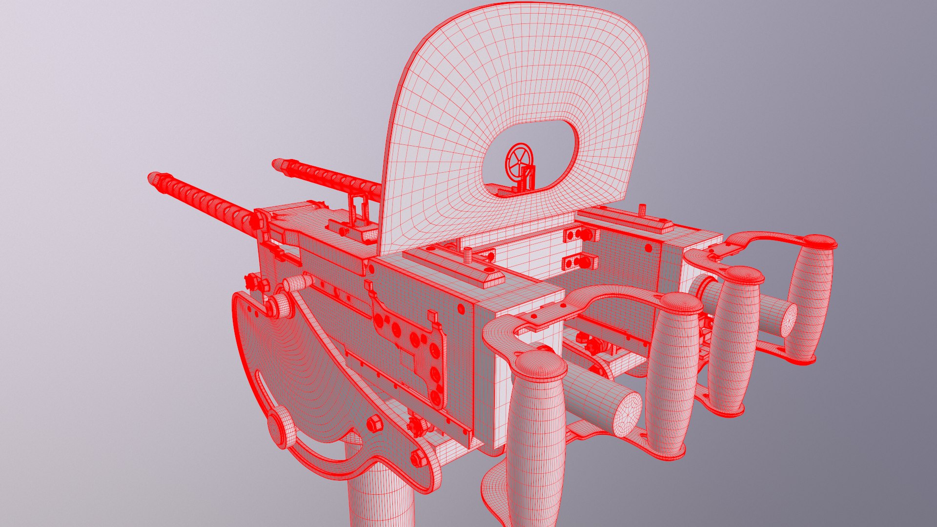 Machine Gun Turret 3D Model - TurboSquid 1661409
