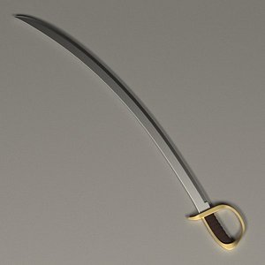 sabre 3d model