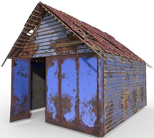 garage hight 3D model