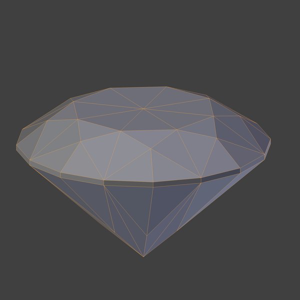 3d model cut diamond