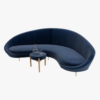 1950s Sofa in the Style of Ico Parisi