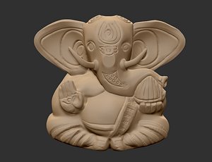 ganesha sculpture 3d model
