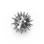 Stainless Steel Spiked Ball 3D model
