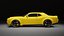 Dodge Challenger SRT Helli Jaune modèle 3D