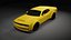 Dodge Challenger SRT Helli Jaune modèle 3D
