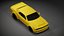 Dodge Challenger SRT Helli Jaune modèle 3D