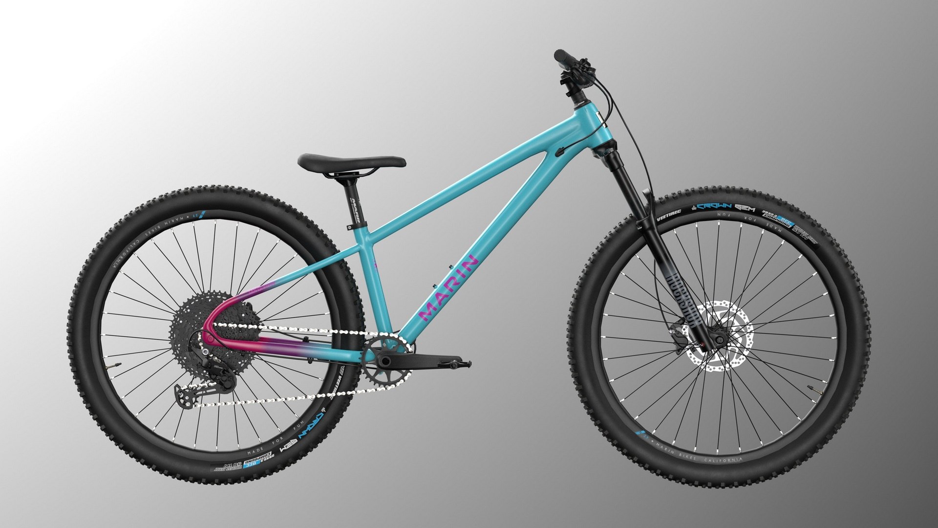 3D MTB Hardtail Blue Purple - TurboSquid 2318626