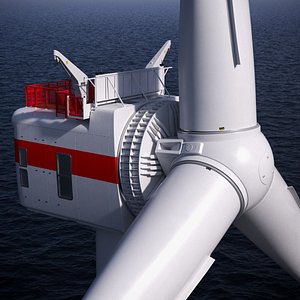 Crane Seasight Davits on Offshore Wind Turbine