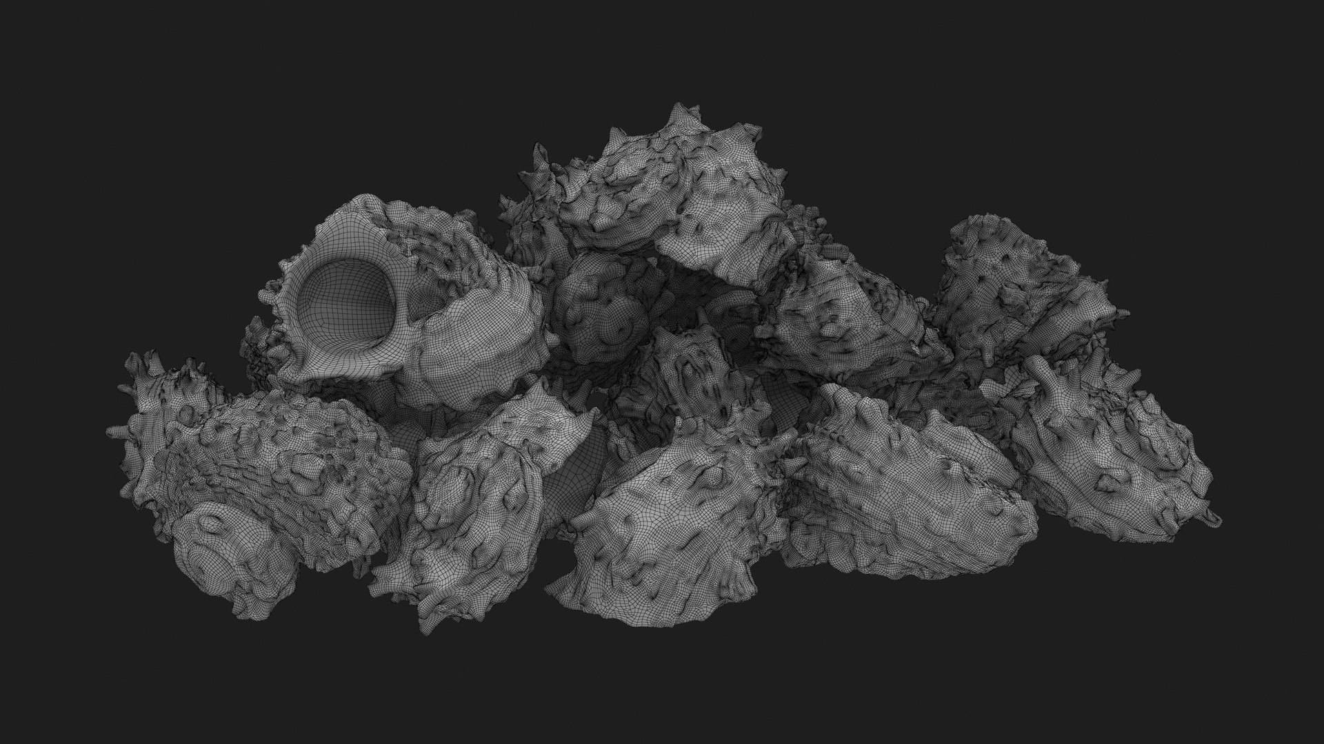 Angaria Delphinus Pile Model - TurboSquid 2214463