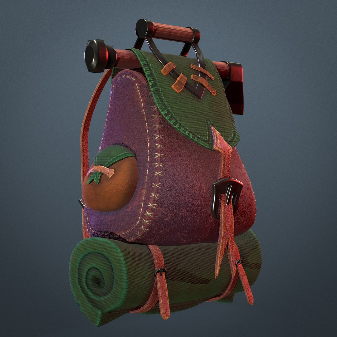 Backpack model https://p.turbosquid.com/ts-thumb/Au/kbnCfq/Gl/backpack_02/jpg/1718787266/1920x1080/fit_q87/f514a273b8a48e1403d60f06a1baba0603be1879/backpack_02.jpg