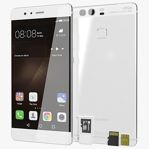 3d model realistic huawei p9 ceramic