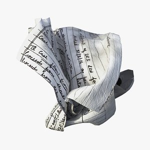 Crumpled Answer Sheet