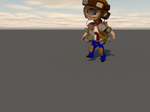 steampunk manga 3D model