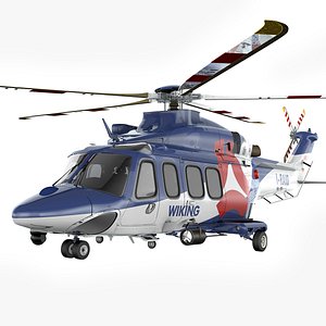 3D AW139 WIKING L2269 model