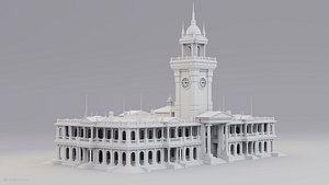 3D Town Hall model