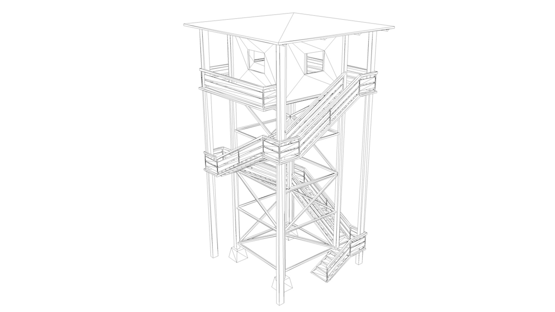 3D wood watch tower model https://p.turbosquid.com/ts-thumb/Au/tfUKGh/IuQy2vVI/woodtower08/png/1533395029/1920x1080/fit_q87/6de0f160d30dc5b438a7ea9a24aeaa0aed7d2861/woodtower08.jpg