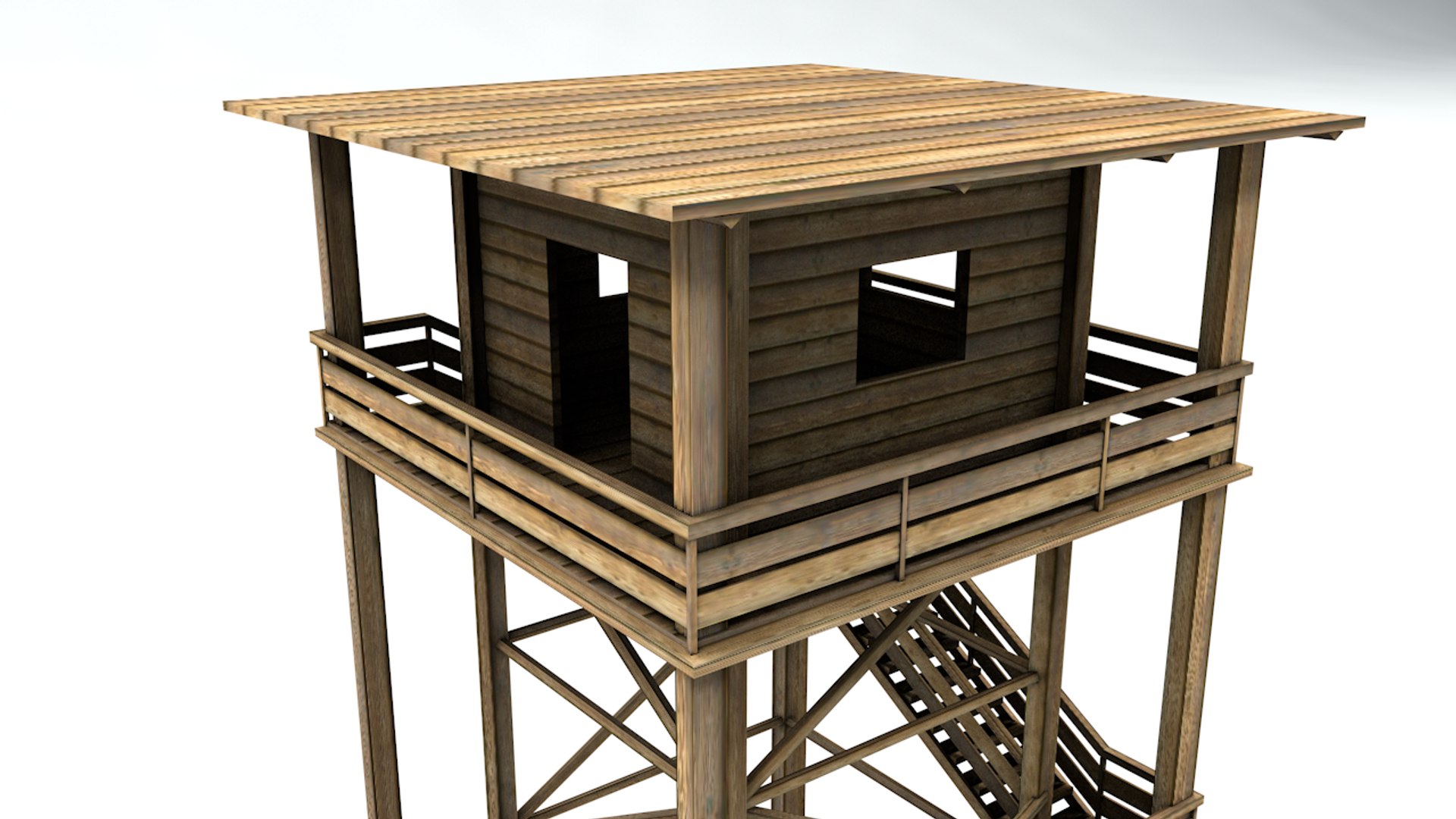 3D wood watch tower model https://p.turbosquid.com/ts-thumb/Au/tfUKGh/w4mx7B8W/woodtower03/png/1533394030/1920x1080/fit_q87/fedf95bc05ccdef69dce814fc2a80e33d837ec68/woodtower03.jpg