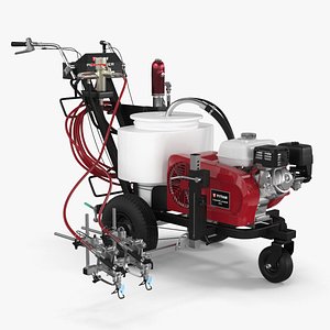 Line Painting Machine Titan PowrLiner 4955 Rigged