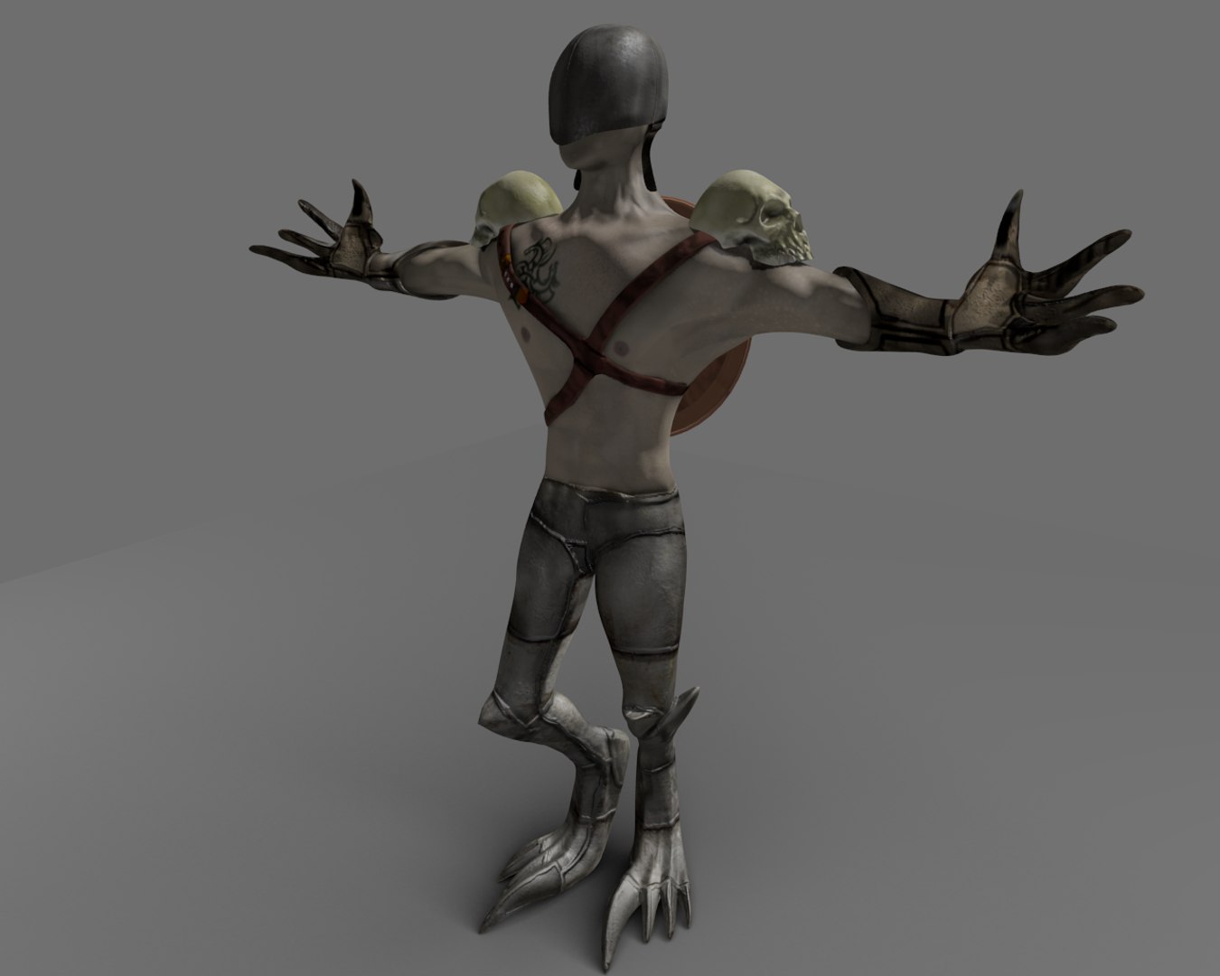 3d character polys creature