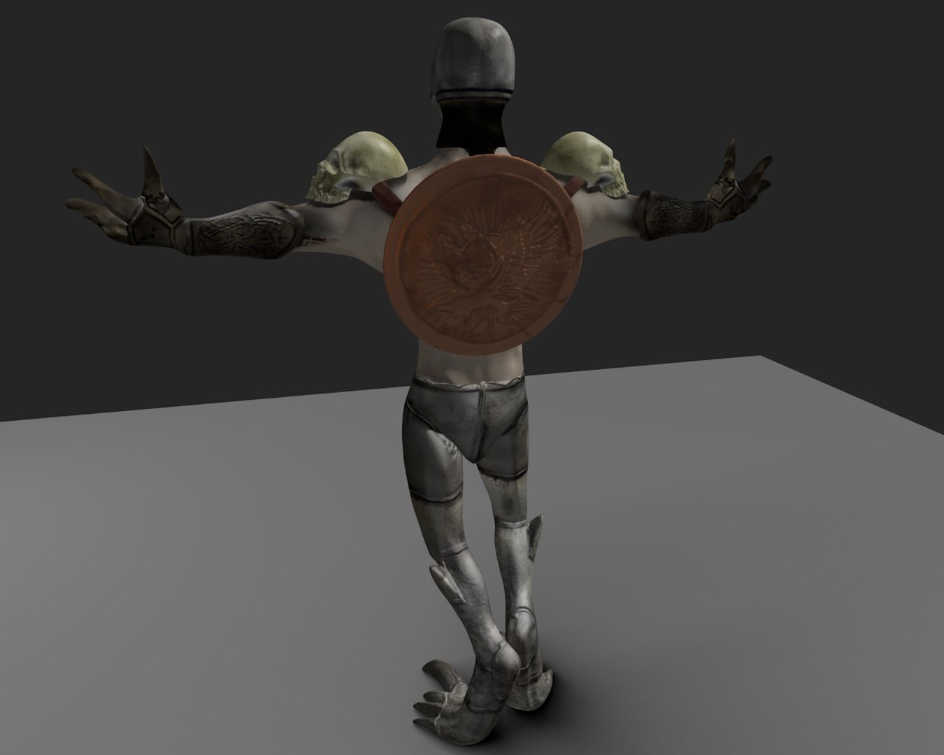 3d character polys creature