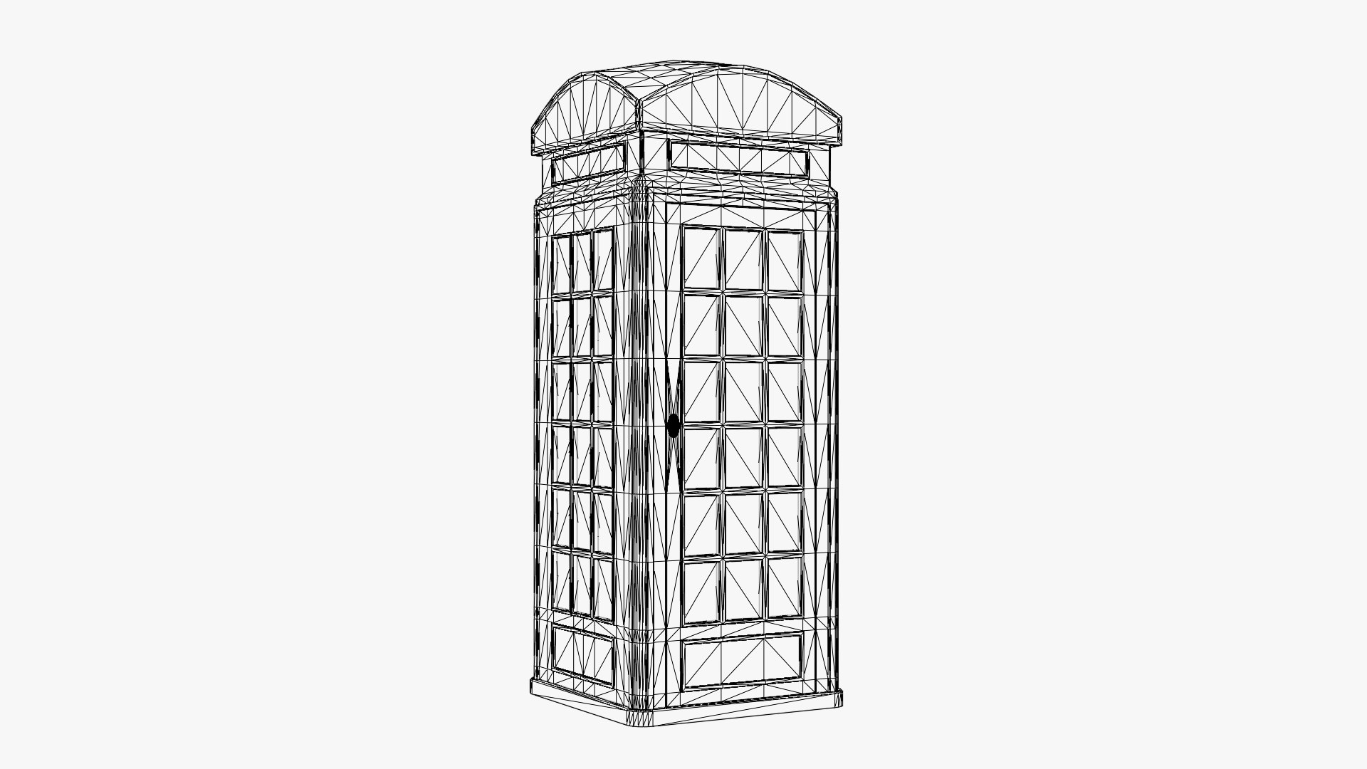 Telephone Booth 3D Model - TurboSquid 2347176