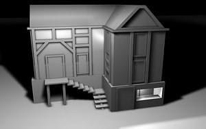 Simple victorian house