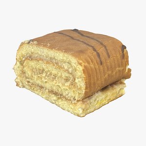 3D model Sweet Roll Piece