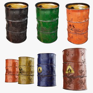3D OIL BARREL