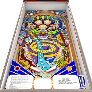 Low Poly Pinball: Moon Flight