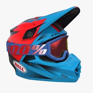 bell motorcycle helmet moto 3D