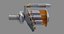 Hydraulic Piston Pump - Internal components