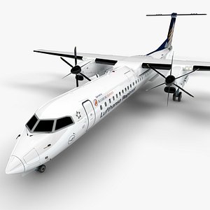 3D LUFTHANSA REGIONAL Bombardier DHC-8 Q400 Dash 8 L1499