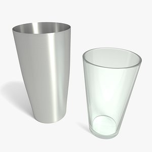 boston shaker 3D model