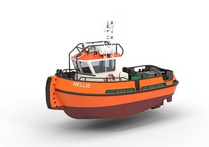 3D STANDARD TUG Multifunctional vessel 04