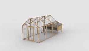 3D model Chicken coop 05 3D model