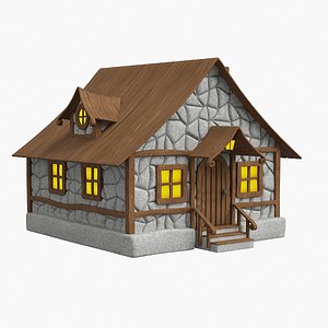 3D model Cartoon House