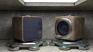 3D cubic action cam camera